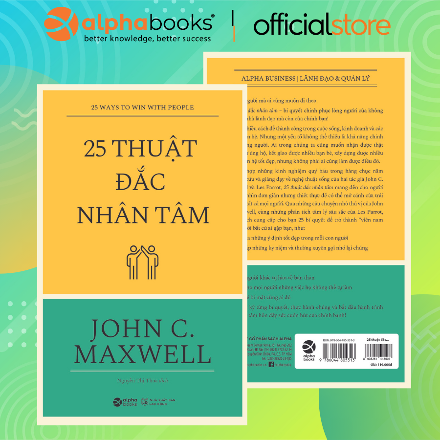 Sách - 25 Thuật đắc nhân tâm
