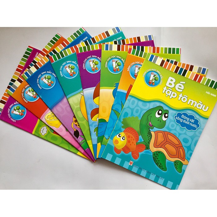 Sách : Combo Bé Tập Tô Màu ( Túi 8 cuốn)