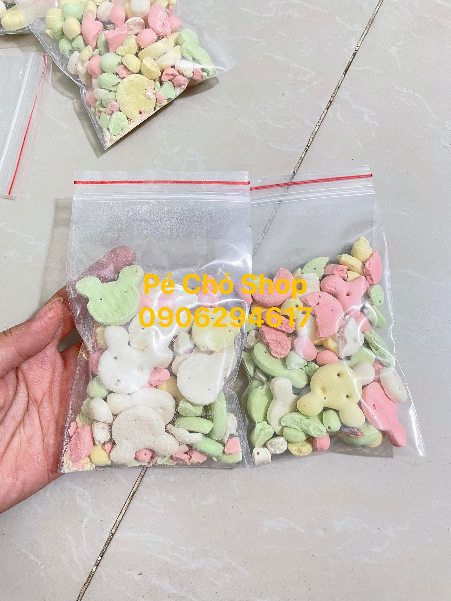 [HCM]Bịch Bánh Gấu(thức ăn dặm dinh dưỡng và mài răng)cho hamstersóc...
