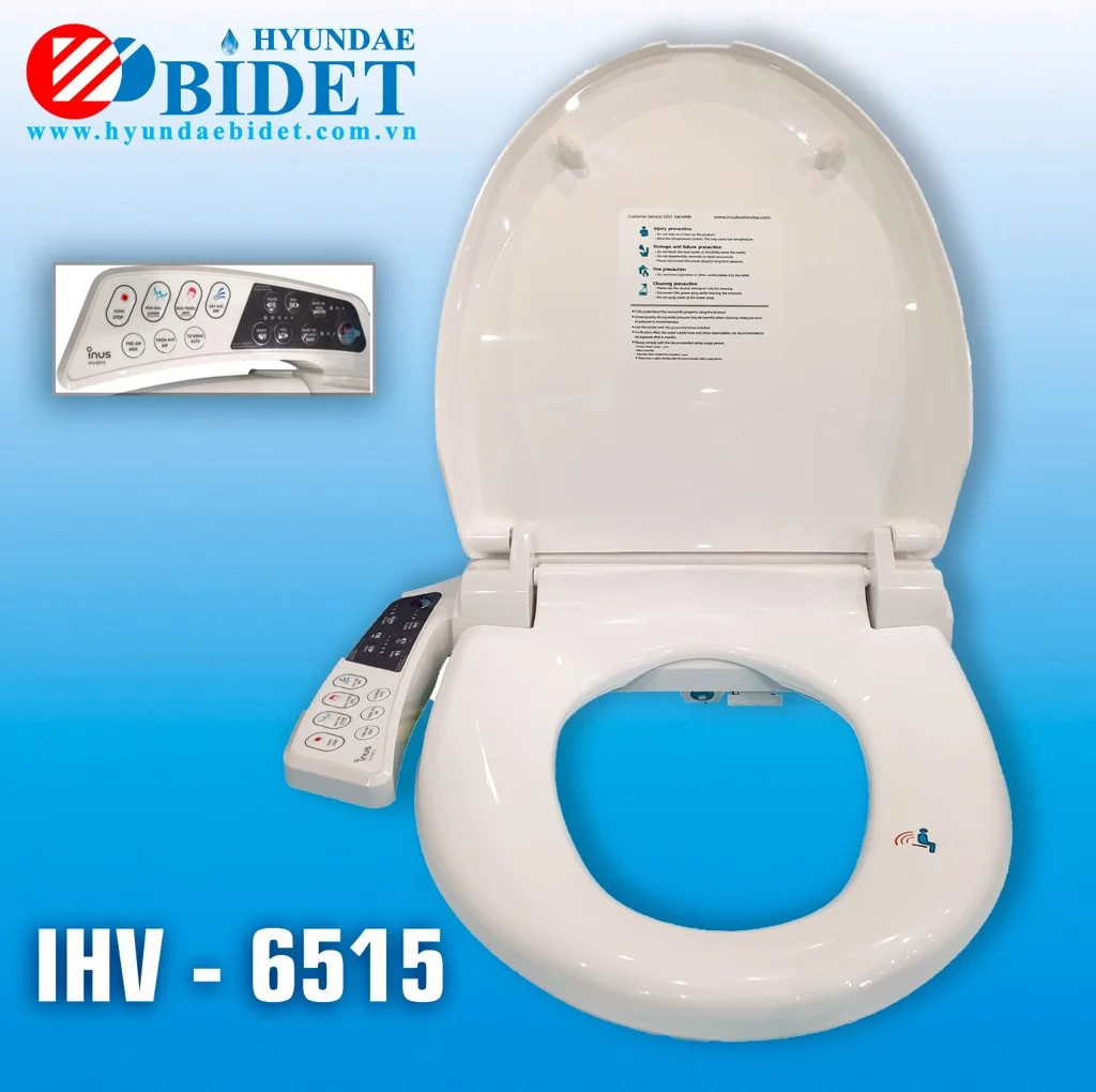 [HCM]Nắp bồn cầu điện tử Inus IHV-6515 (Korea/Freeship toàn quốc)