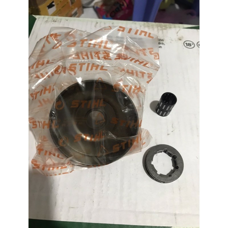 Bộ chén nhông( chuông) máy cưa ms381 Stihl Ảnh thật 100%
