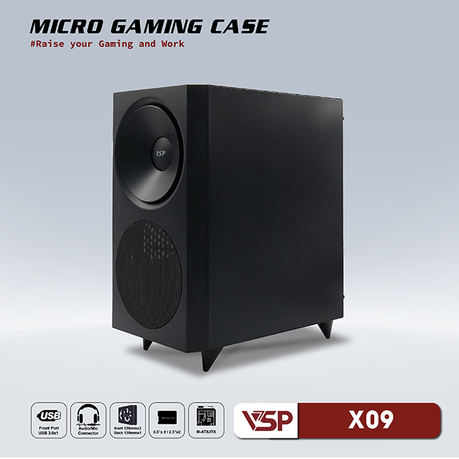 Vỏ Case Máy Tính VSP Micro Gaming X09