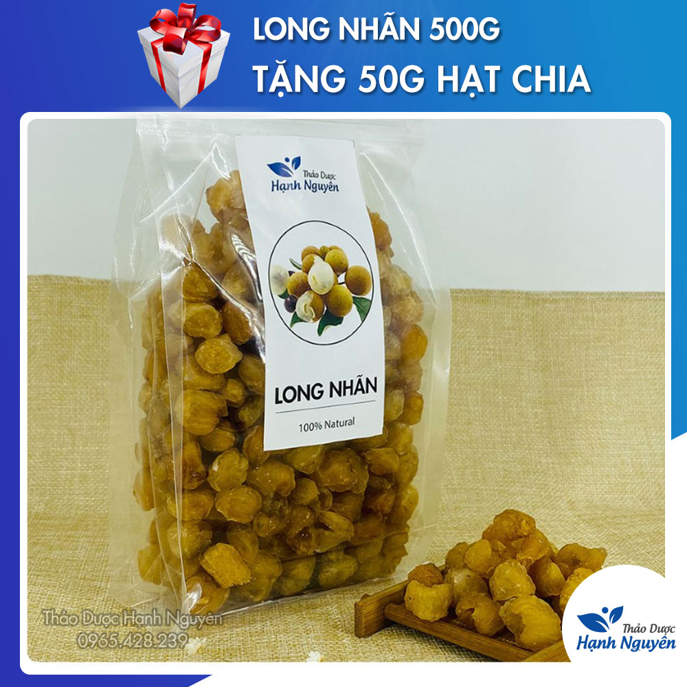 500g long nhãn hưng yên (Hàng xuất khẩu loại 1 không tẩm đường) - Thảo Dược Hạnh Nguyên