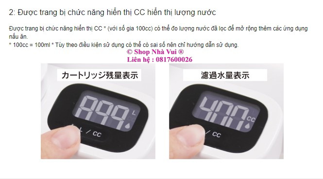 Máy lọc nước Cleansui CSP901-WT