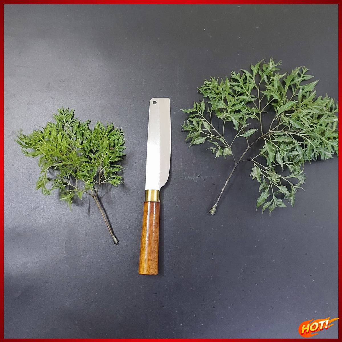 Dao thái thép trắng không gỉ rèn thủ công làng nghề
