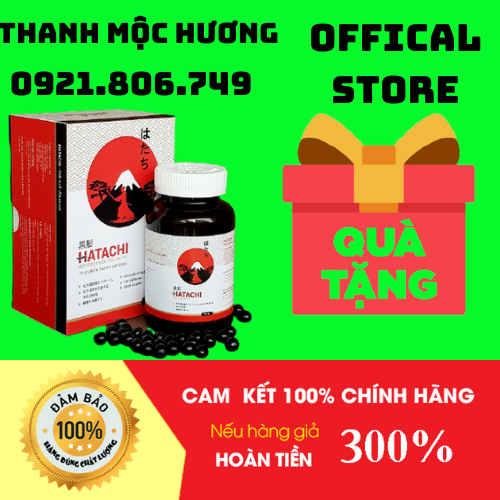 HATACHI -Viên uống Hatachi Plus hỗ trợ tăng cường sức khỏe bổ máu làm đen râu tóc giúp tóc chắc khỏe giảm nguy cơ tóc bạc sớm- TMH