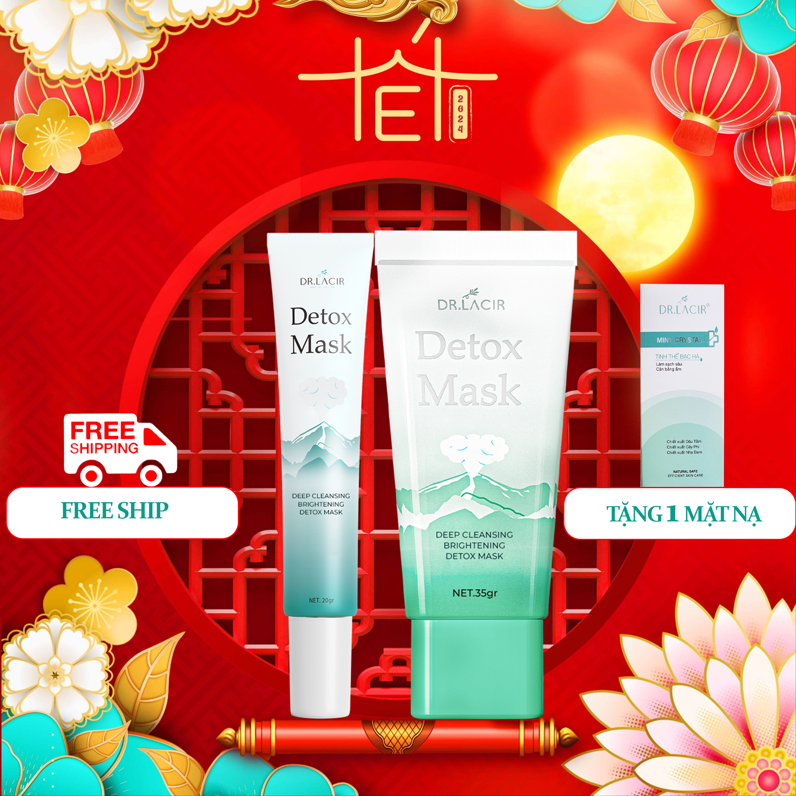 Mặt Nạ Thải Độc Detox Mask Dr Lacir