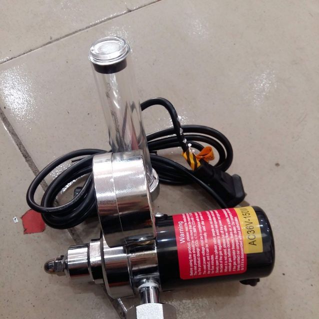Đồng hồ khí CO2 Weldcom dùng cho máy hàn Mig