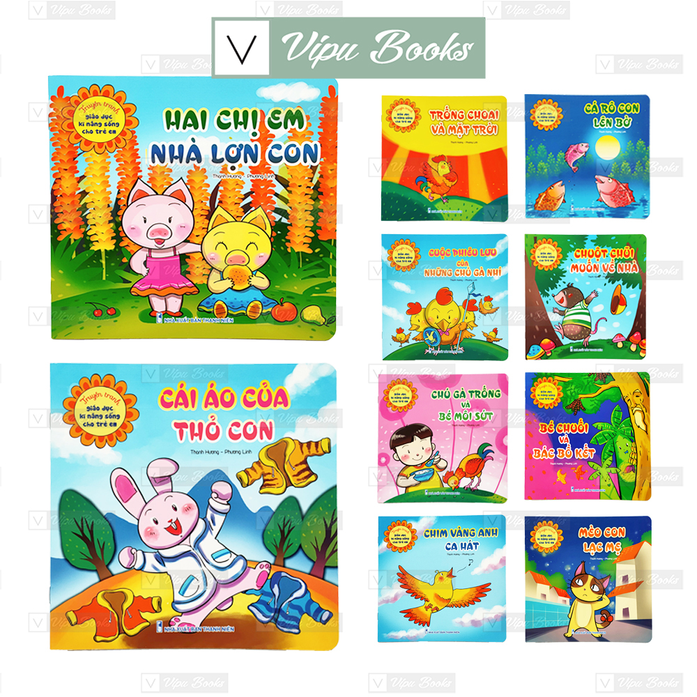 Sách - truyện tranh giáo dục kĩ năng sống cho trẻ em