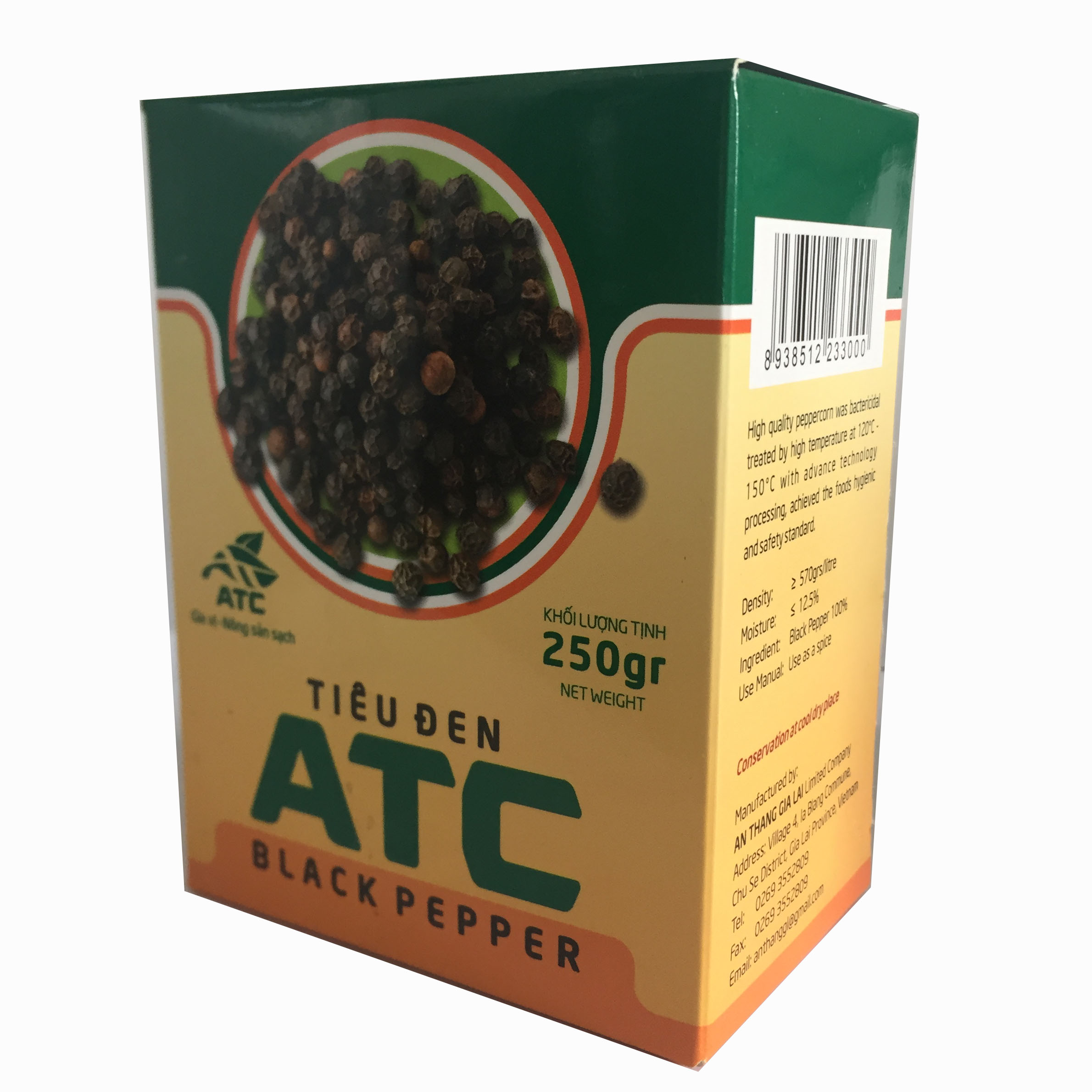 HCMTiêu đen hạt ATC hộp giấy 250g