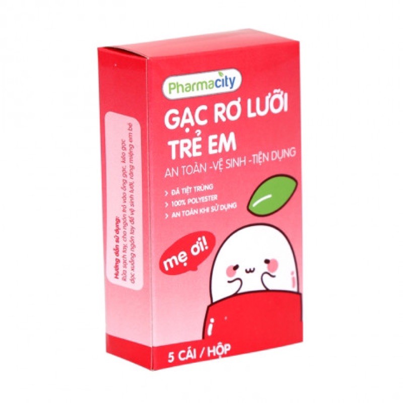 Gạc rơ lưỡi Pharmacity (5 cái/hộp)