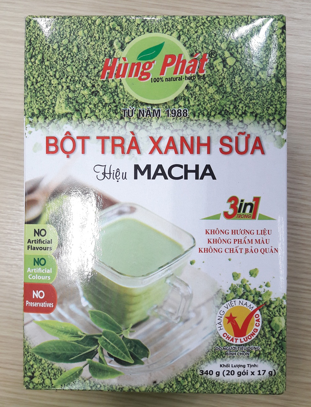 [HCM]BỘT TRÀ XANH SỮA Hiệu Macha (TRÀ XANH SỮA) - Thương Hiệu Hùng Phát