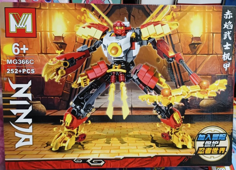Đồ Chơi Lắp Ráp Robot Ninja MG366A MG366B MG366C MG366D