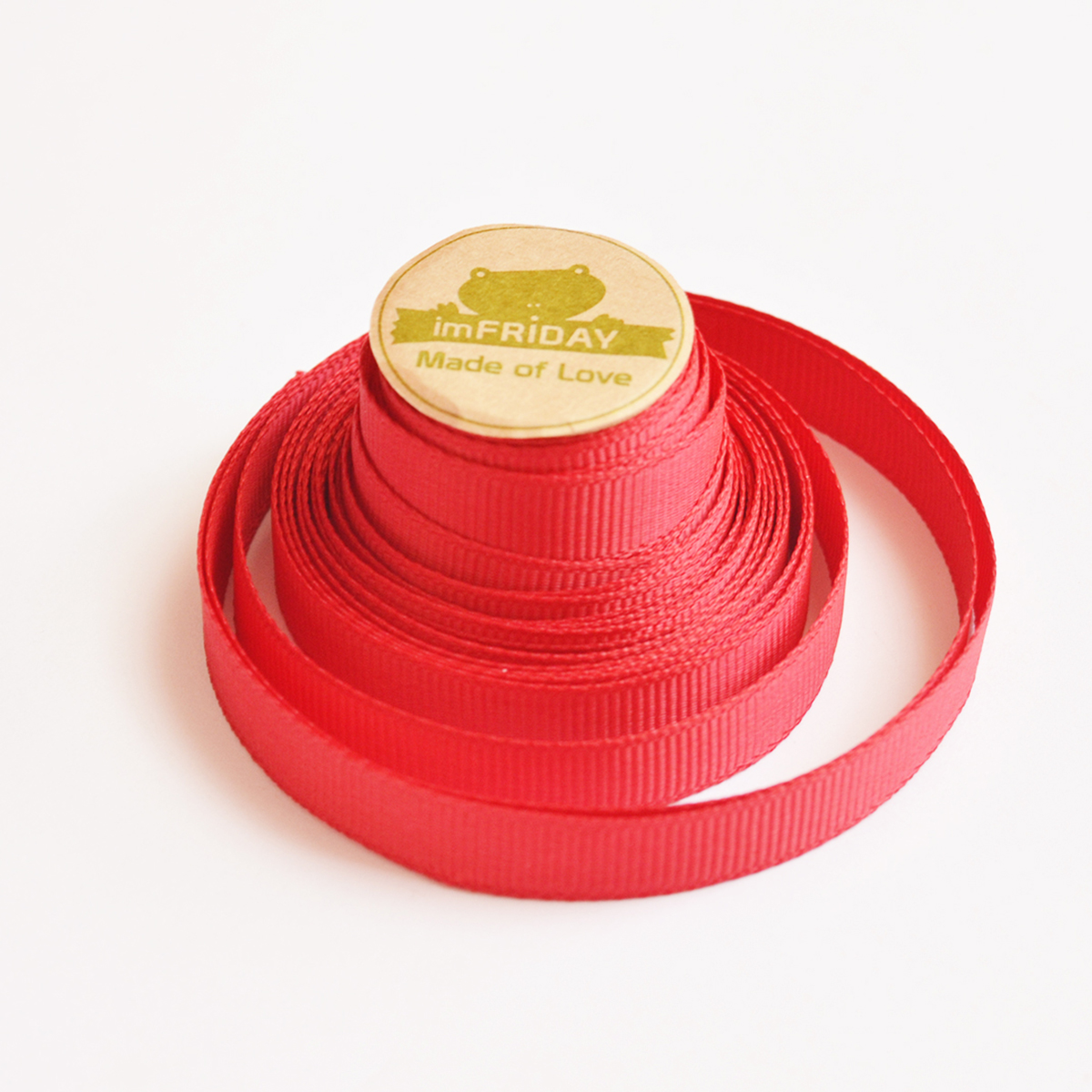 Cuộn 6m ruy băng gân bản rộng 1cm