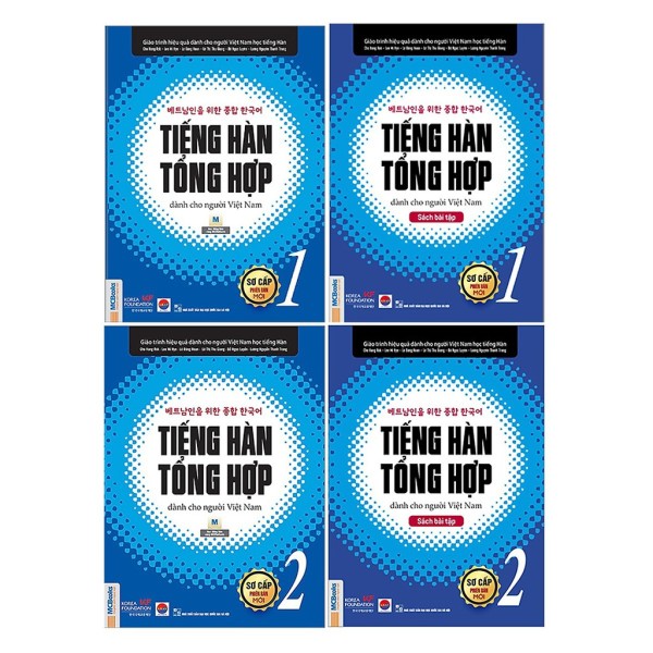Sách - Tiếng Hàn Tổng Hợp Dành Cho Người Việt Nam Sơ Cấp 1,2 (Combo/Lẻ) Tặng Kèm Bookmark - Sơ cấp tập 2 - SGK (màu)
