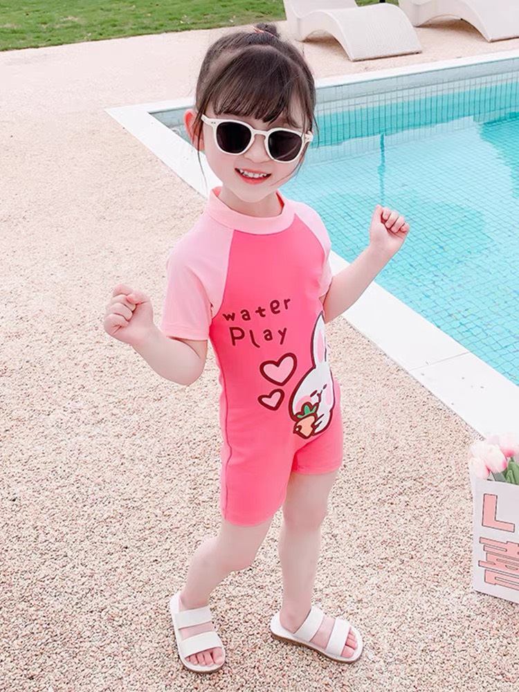 8-20Bikini Cho Bé Gái - Bộ Đồ Bơi Bé Gái Đi Biển Liền Thân - Mixasale