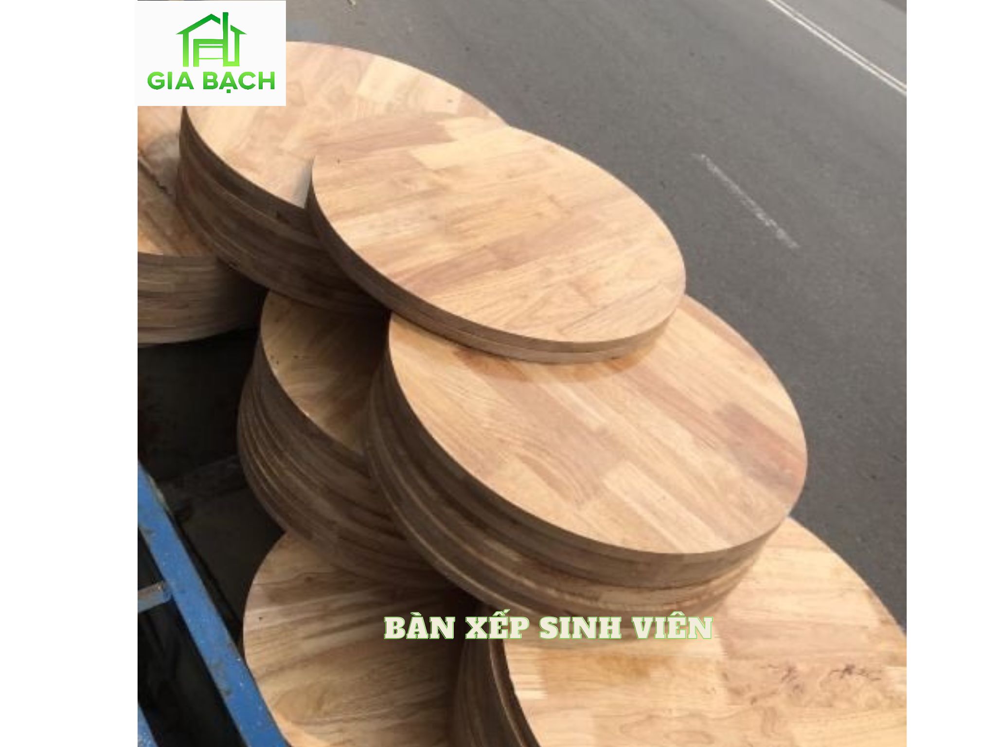 Mặt Bàn Tròn Gỗ Tự Nhiên (ĐK 60cm)