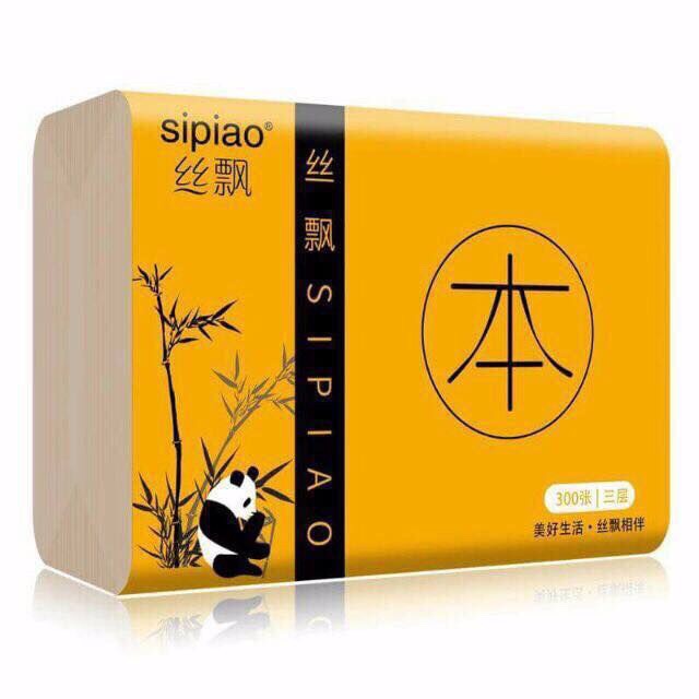 HCM1 gói giấy ăn gấu trúc Sipao 300 tờ