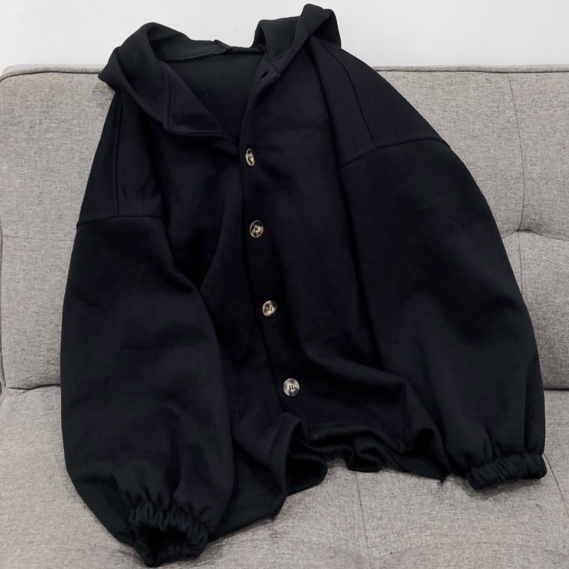[HCM]áo khoác nút to ảnh thật unisex