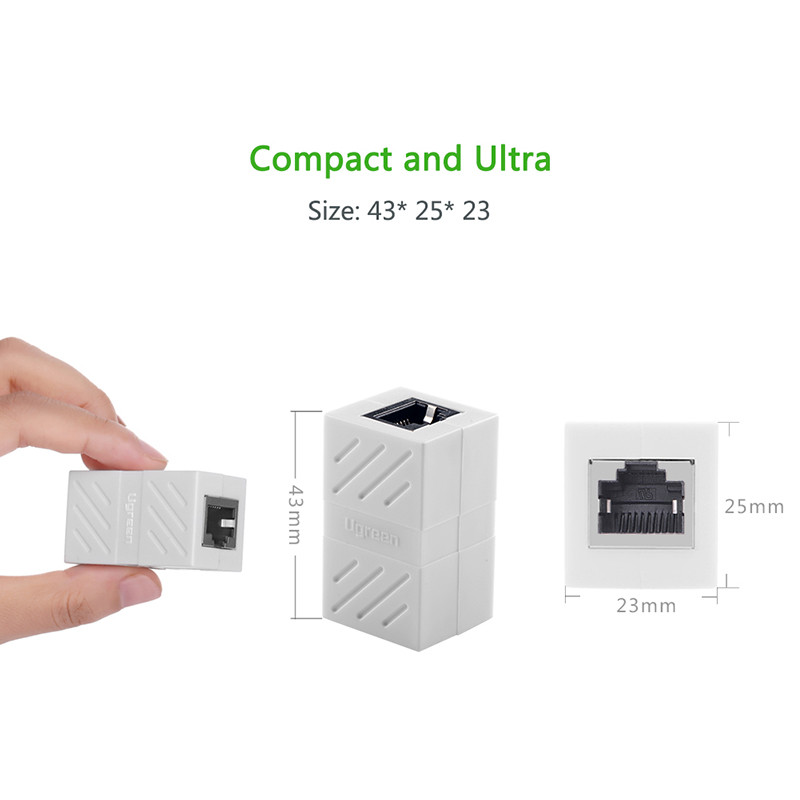 Đầu nối mạng Ugreen 20311 màu trắng - Chính Hãng