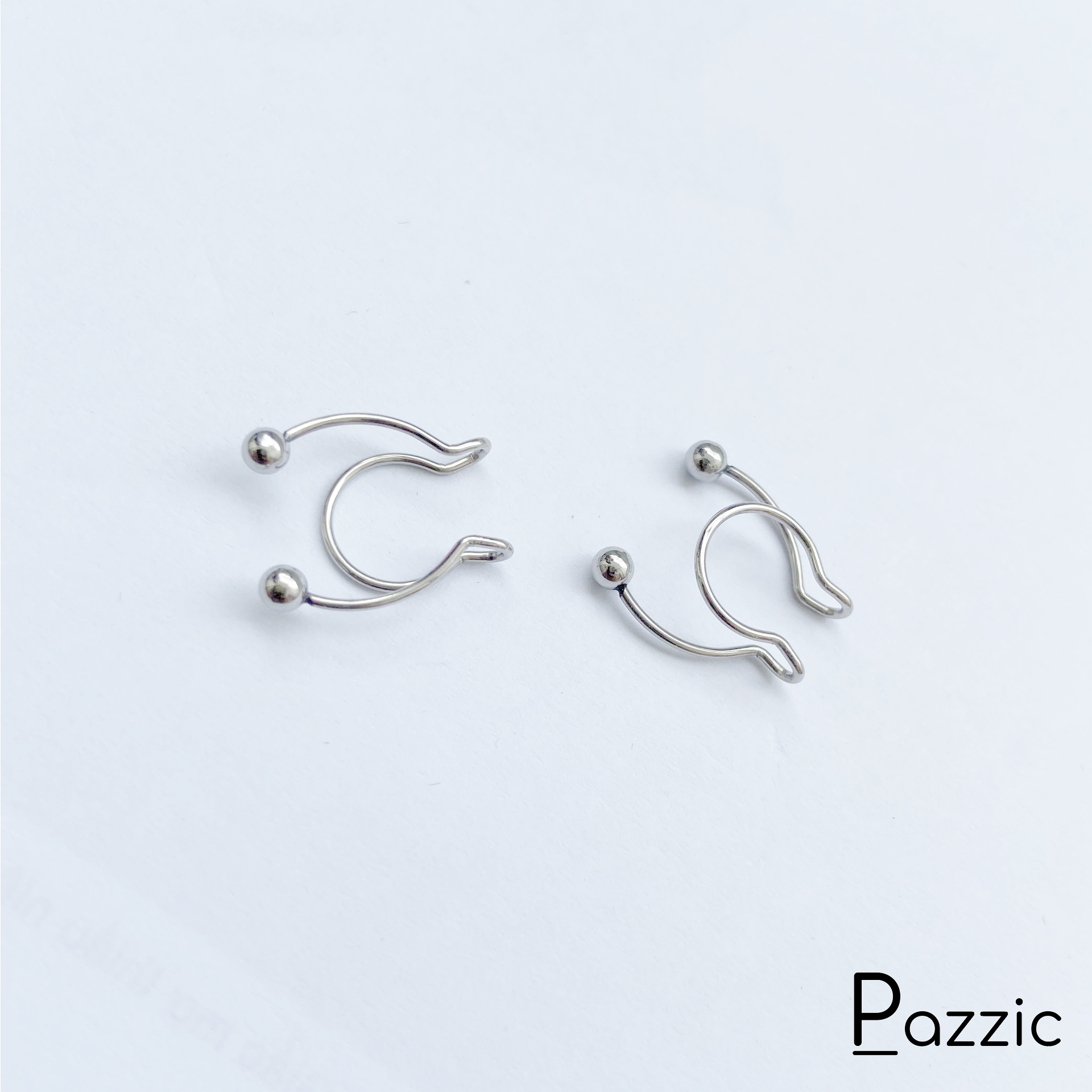 Khuyên mũi kẹp giữa giả Pazzic