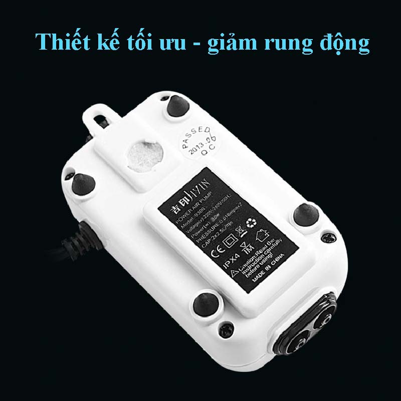 Máy sủi oxy bể cá siêu êm JIYIN JYH 9300