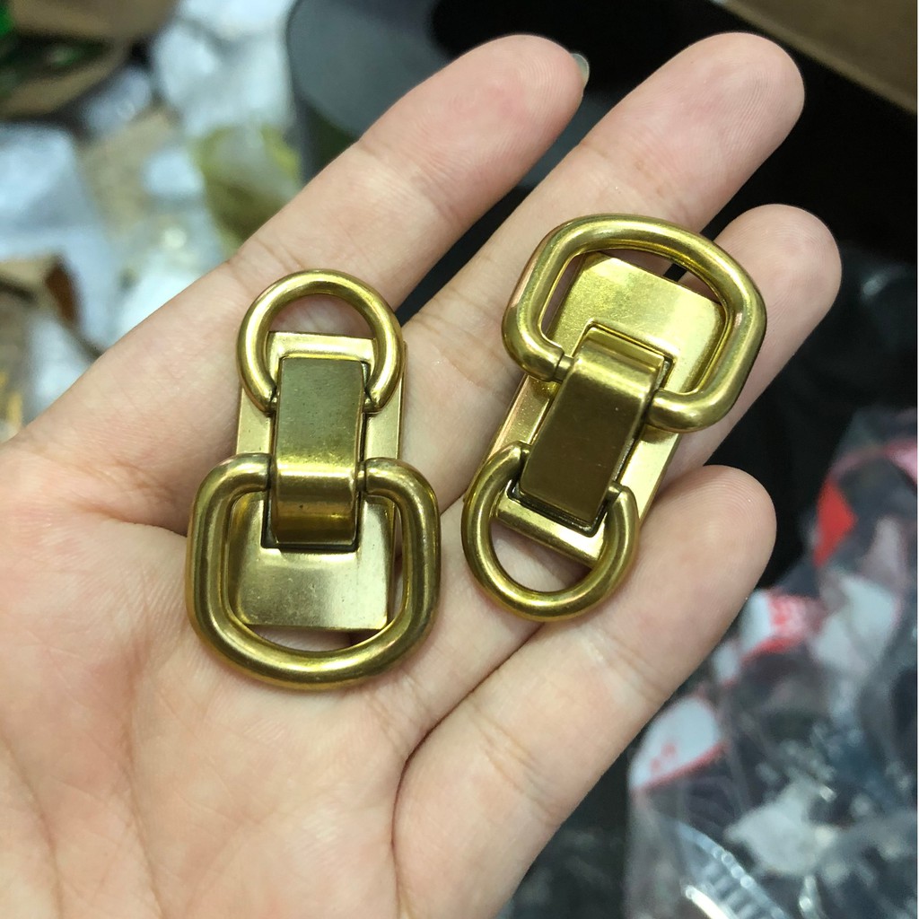 Chốt D Đôi gắn túi xách
