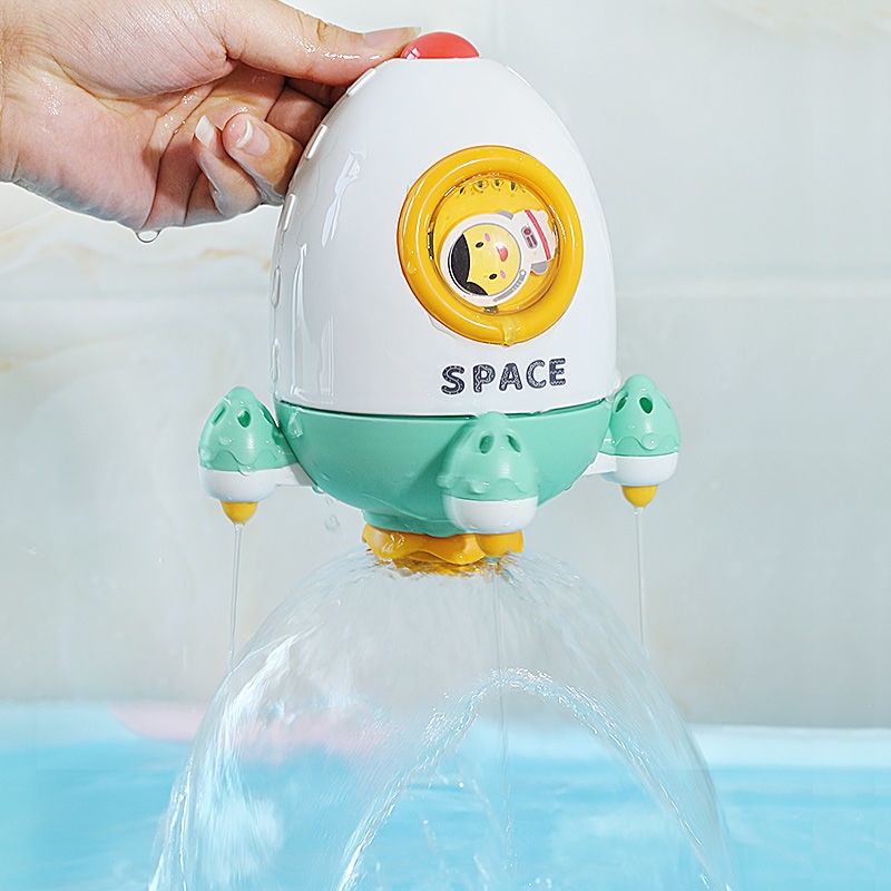 Đồ Chơi Nhà Tắm Tên Lửa Xoay 360 độ Phun Nước Độc Đáo
