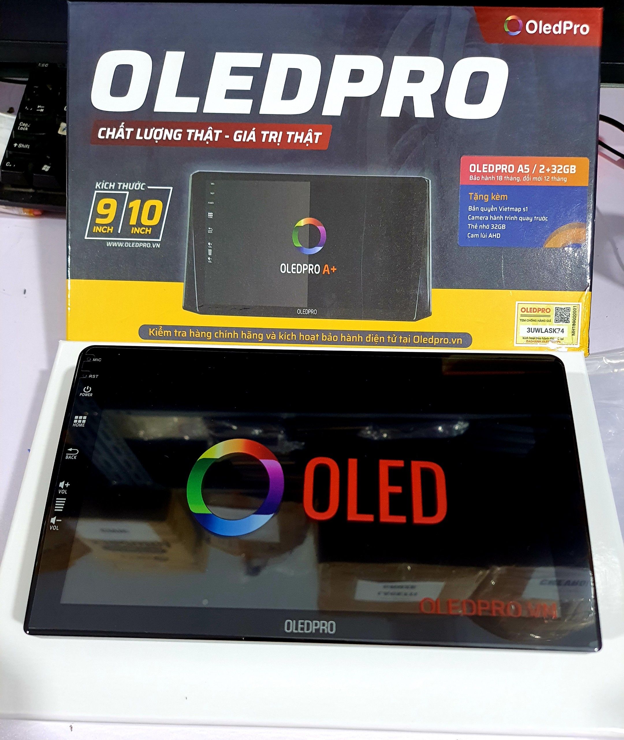 [Kho Hải Phòng] Màn hình Android OLEDPRO X4 9inch 10inch Cho Ô Tô Xe Hơi