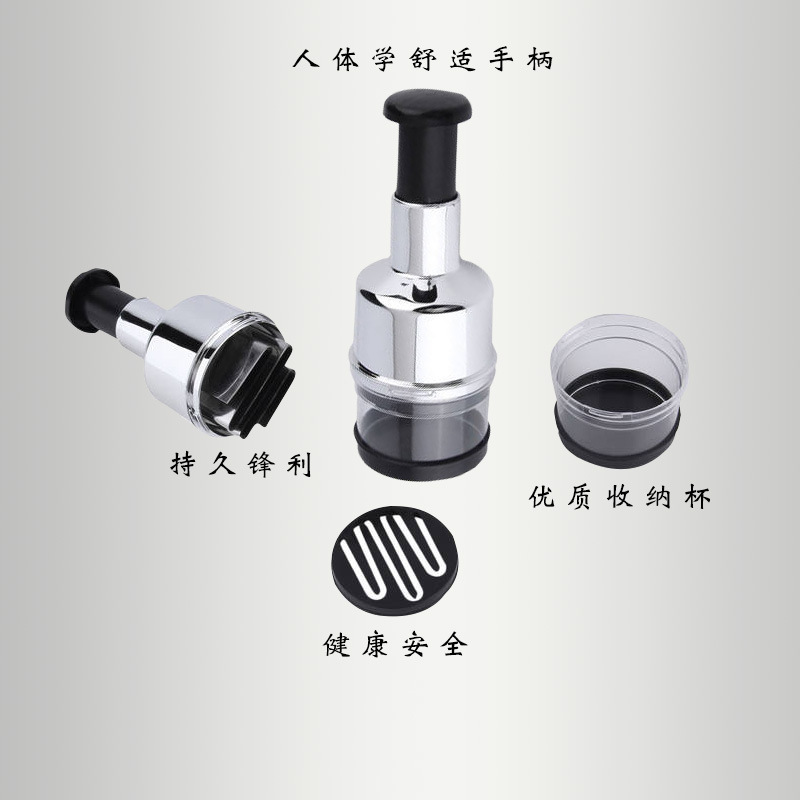 +NICE= Pressing Cutter Garlic Press   Kitchen Garlic Press Creative Hand Pressure   Chopper   Garlic Smasher Chopper   Factory Wholesale