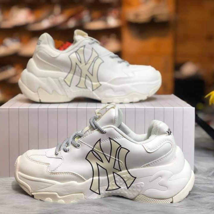 Giày Sneaker MLB Yankess chữ NY vàng ( Full box)