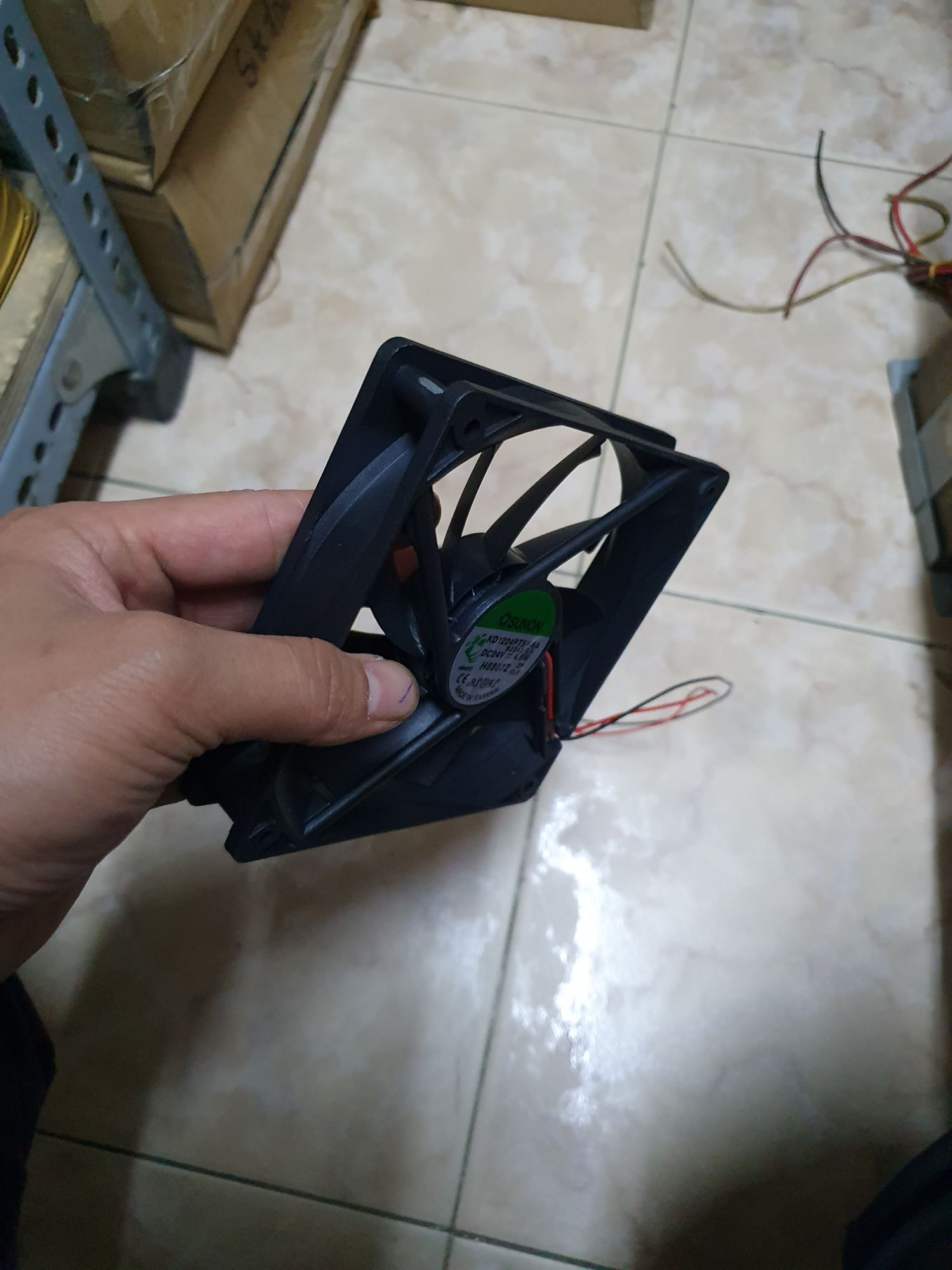 quạt tản nhiệt 24vôn 12cm