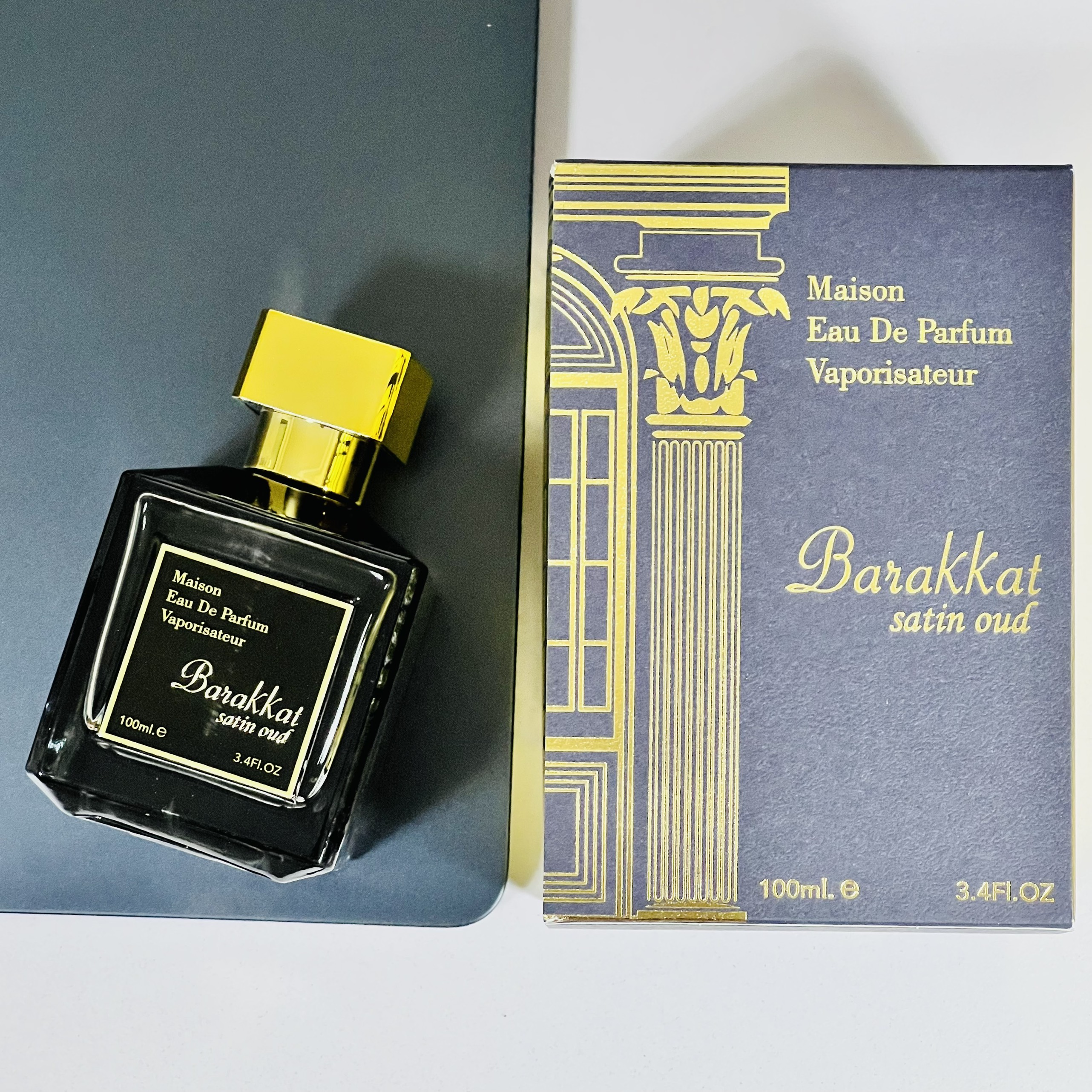 Nước hoa Nam Barakkat Satin Oud 100ml(bản dupe của MFK Satin mood)