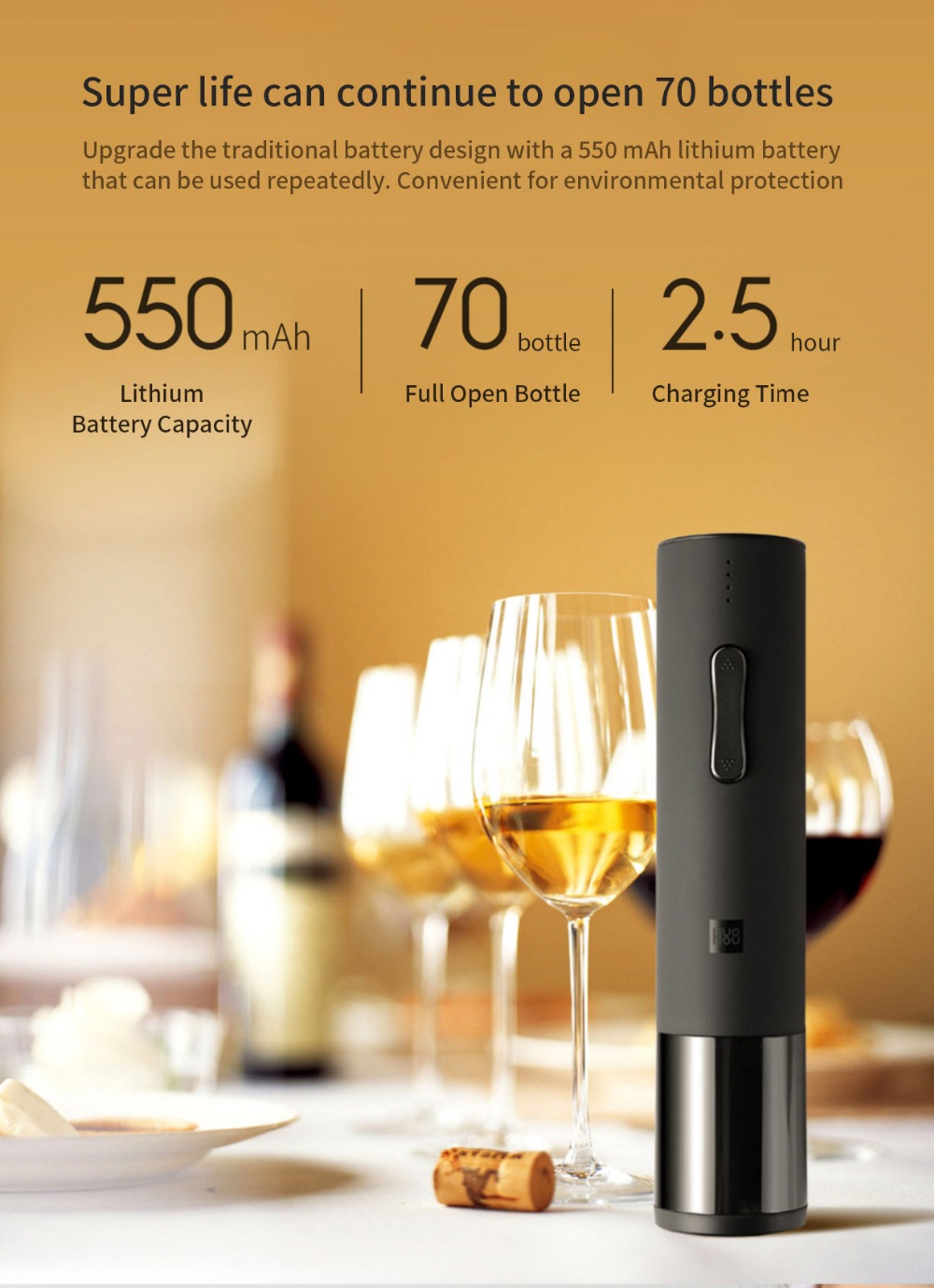 Máy mở rượu vang Xiaomi Houhou