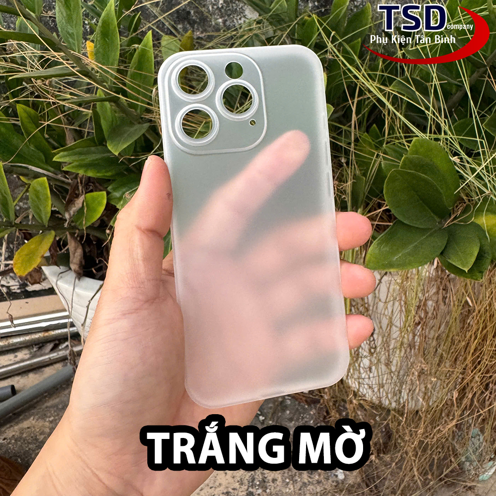 Combo of 2 Ultra-Thin Unibody Matte Clear Cases for iPhone 16 Pro Max