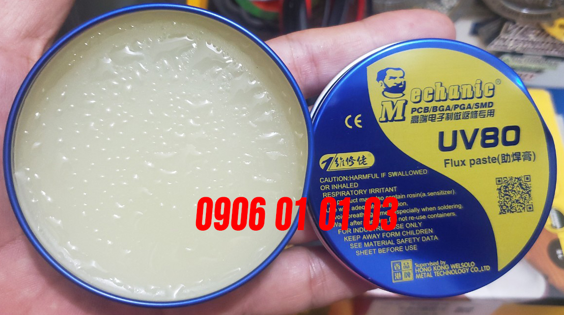 Mỡ hàn nhựa thông chính hãng Mechanic MCN-UV80