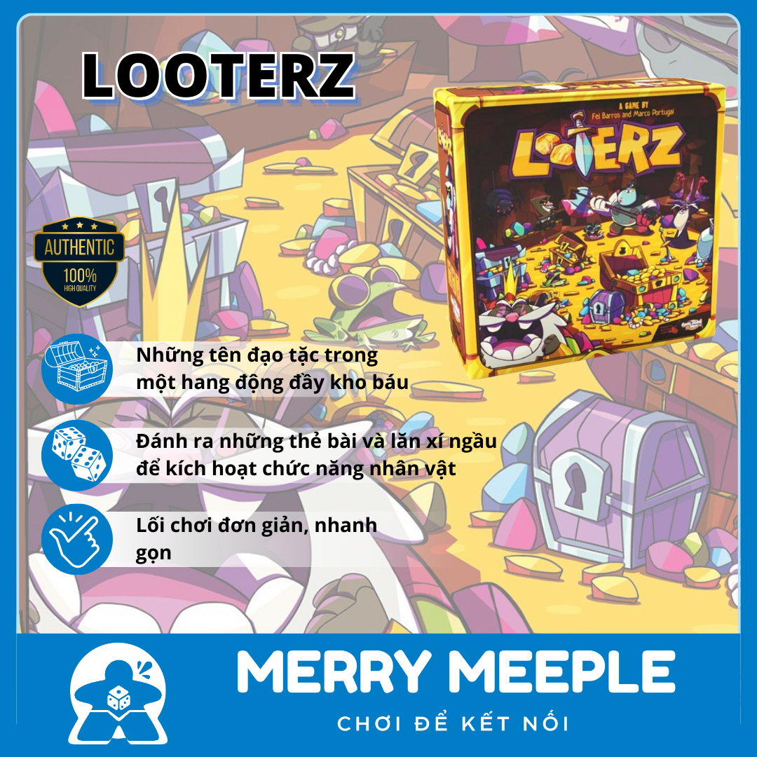 [US] Looterz - Trò Chơi Board Game