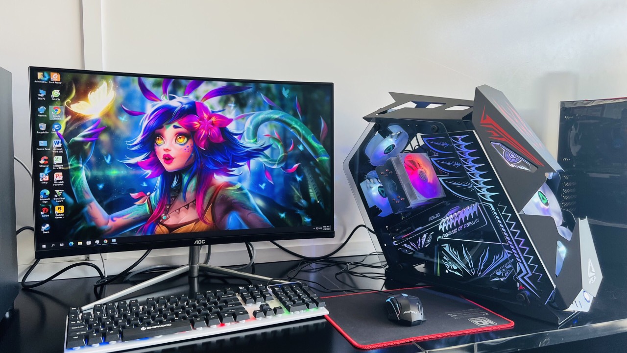 VỎ CASE VSP ESPORT GAME ES3 + 5 FAN LED