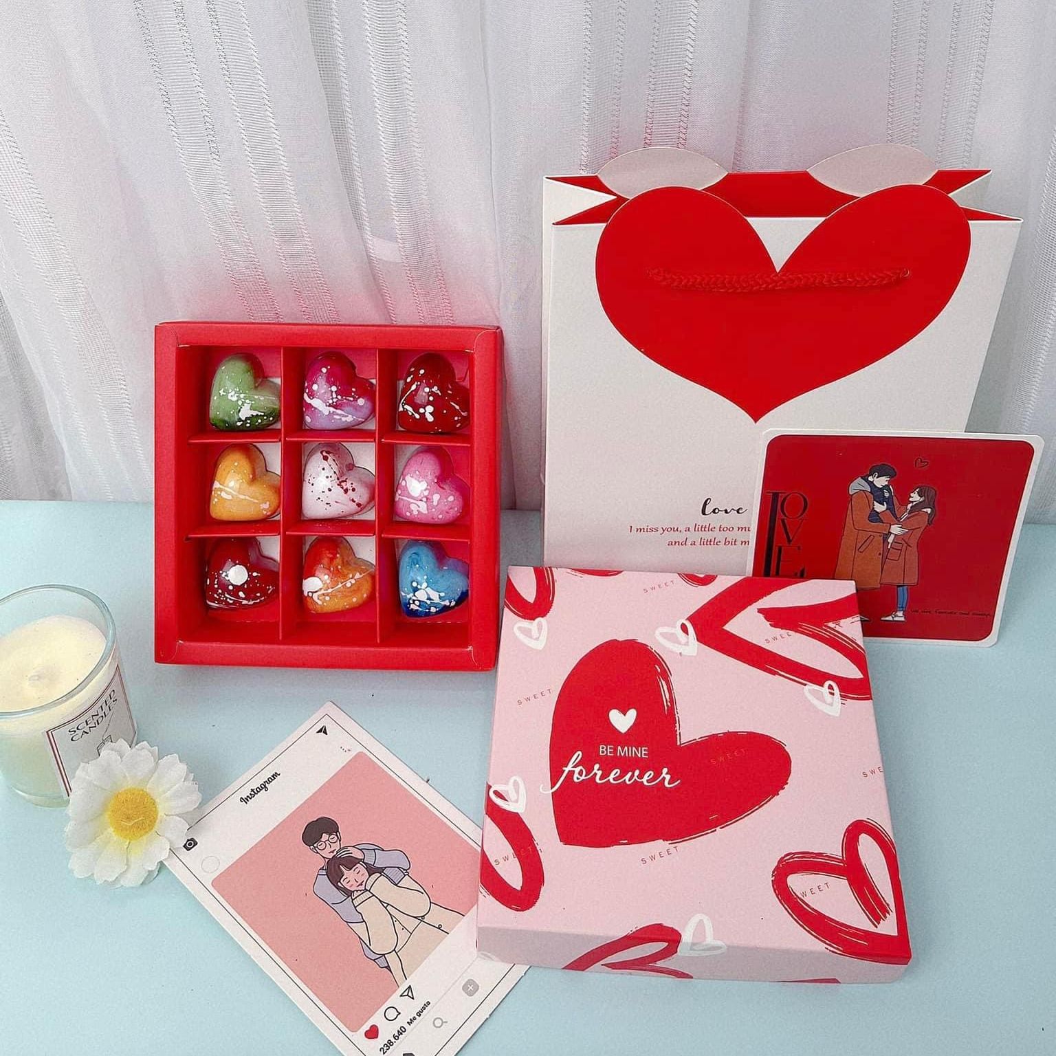 Hộp đựng socola 9 viên