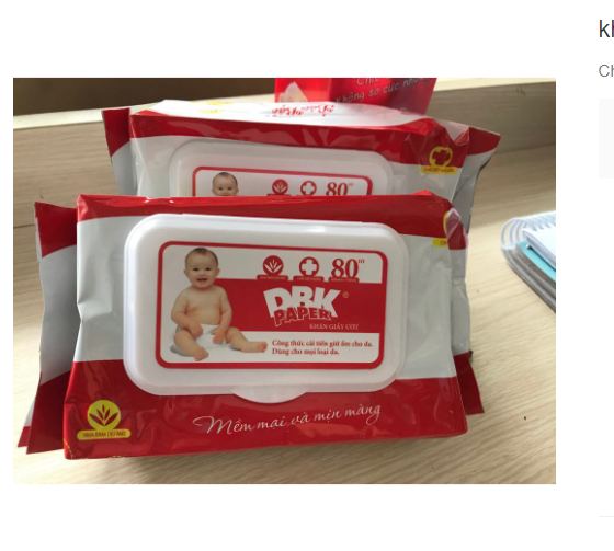 Khăn giấy ướt DBK 80 tờ