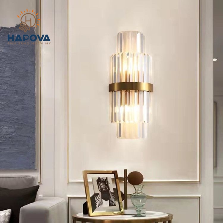 Đèn tường phòng ngủ pha lê HAPOVA NICA PH1B