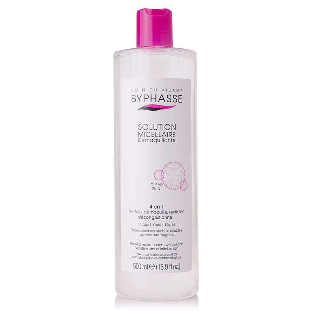 Nước tẩy trang Byphasse micellar make-up remover solution 500ml