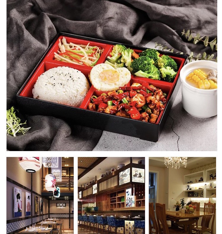 Hộp Cơm Bento Nhựa Cao Cấp 5 Ngăn [ Phong Cách Nhật Bản ]