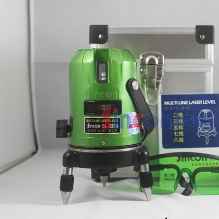 Máy Thuỷ bình Laser Sincon SL-223G 5 tia xanh