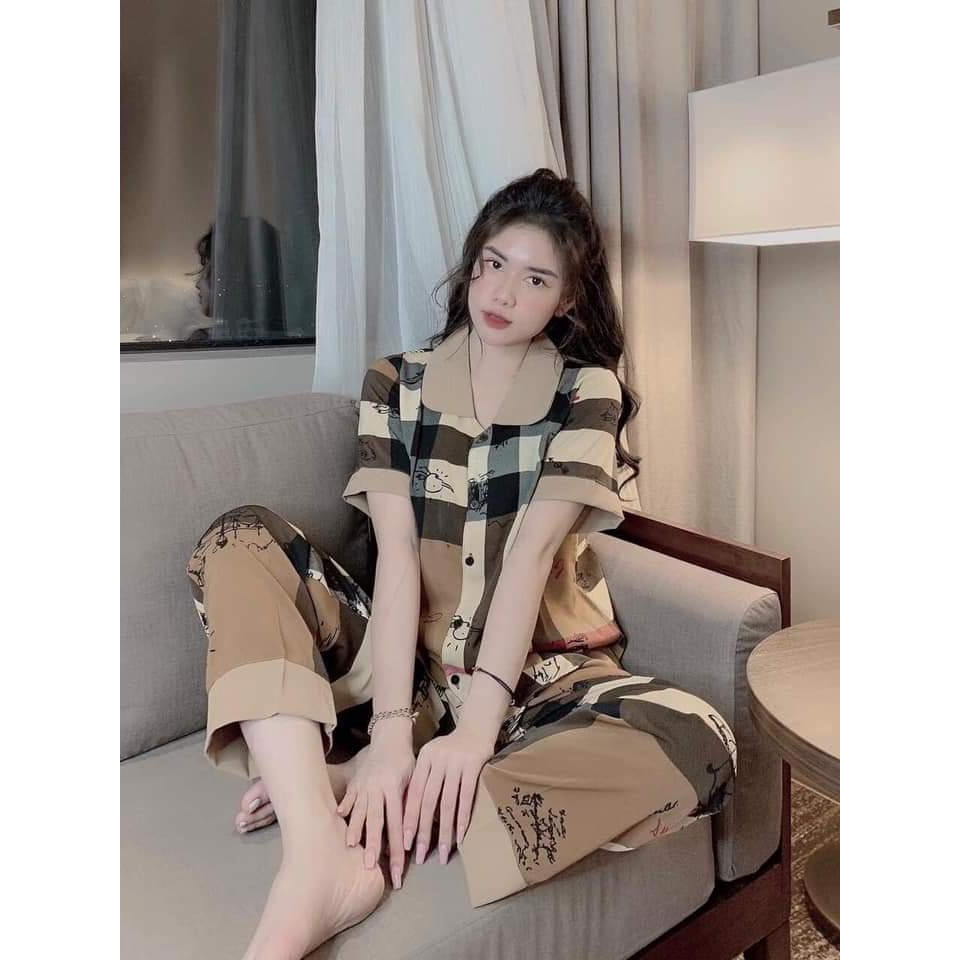 Bộ pijama cộc dài 40 mẫu