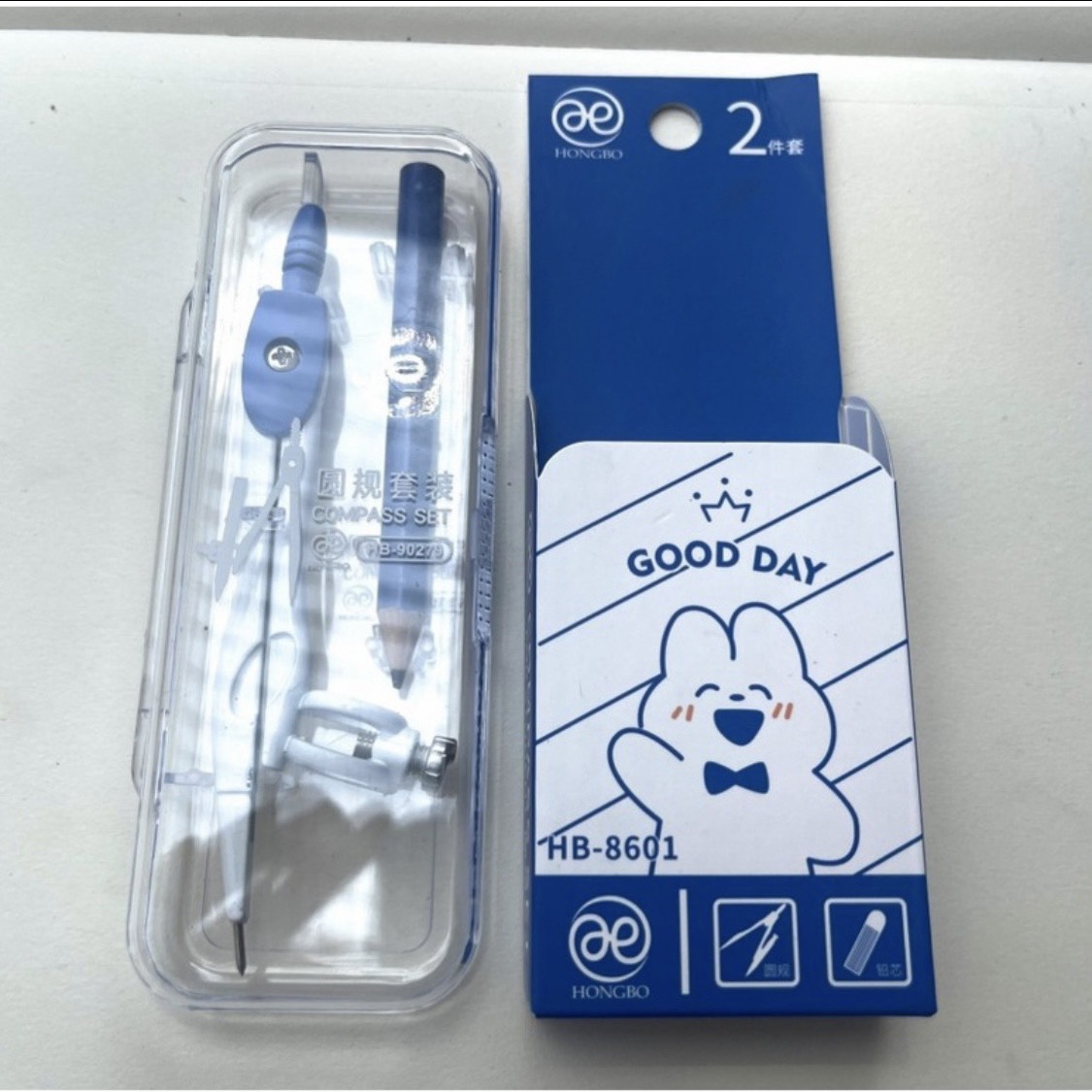 Bộ Compa chì Gỗ, Compa chì Kim Siêu Bền, Đẹp