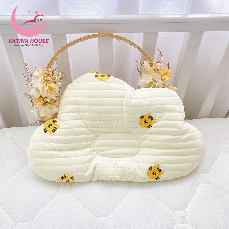 0-6th goodmama newborn baby cotton breathable mesh cotton pillow