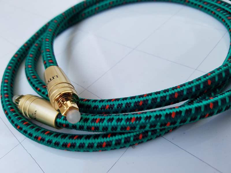 Dây cáp quang liton xanh 1.5 mét/ dây optical liton 1.5m
