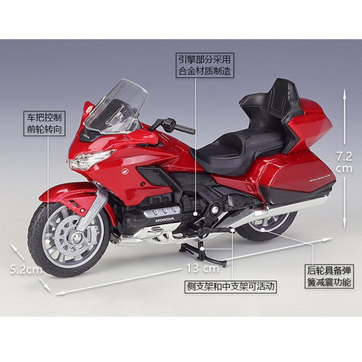 Mô hình xe Honda Goldwing 2020 tỉ lệ 1:18