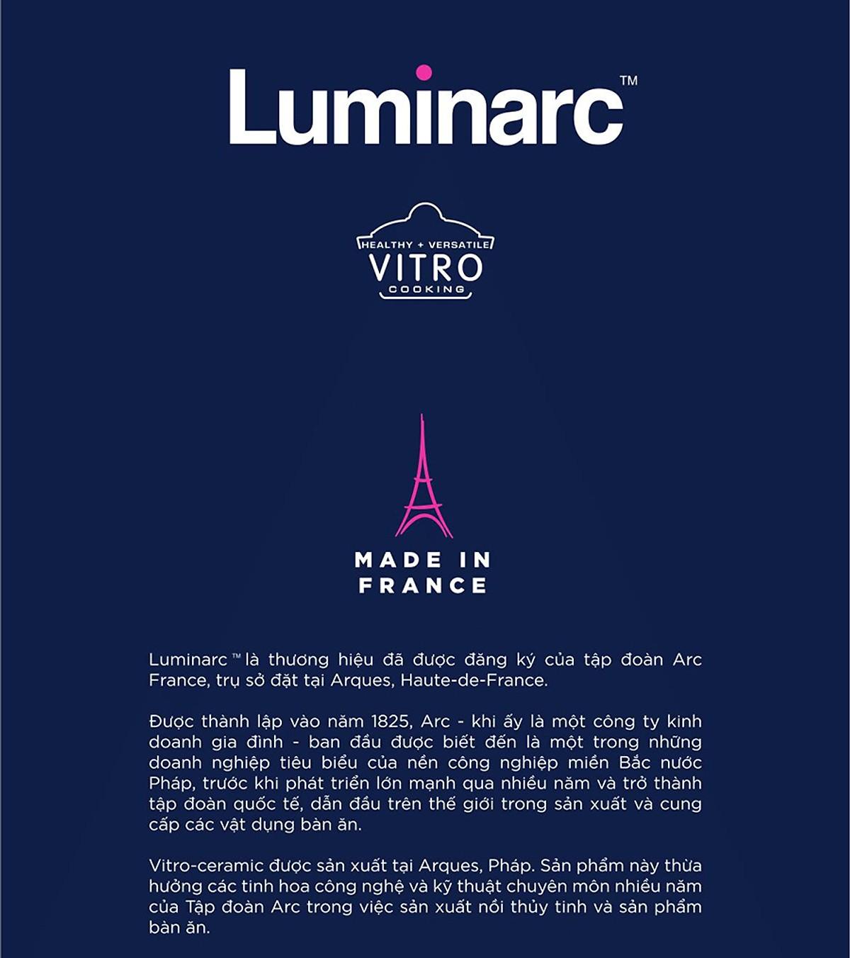 Bát thủy tinh Luminarc Arty Blue G9833 16.5cm